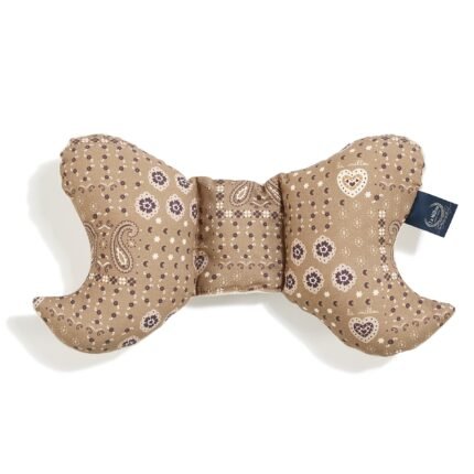 Angel's Wings Kissen Baumwolle Velvet BANDANA MOCCA_Hauptbild