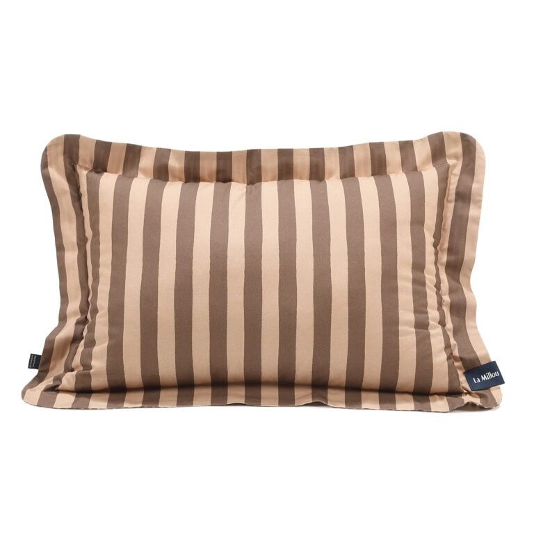 Kopfkissen Baumwolle STRIPES BROWN - XL - 50 x 70 cm_Hauptbild