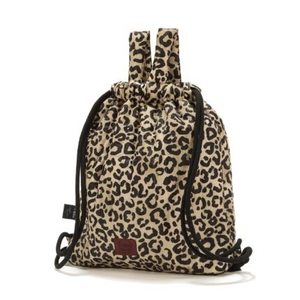 Kinderwagen-Rucksack Nylon LEOPARD CREAM_Hauptbild