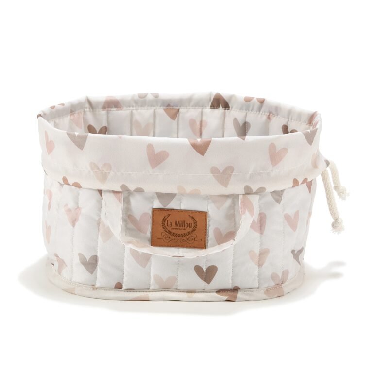 Windel-Organizer Nylon HEARTBEAT BEIGE_Hauptbild