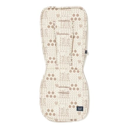 Kinderwagenauflage Baumwolle Velvet Multi BANDANA CREAM_Hauptbild