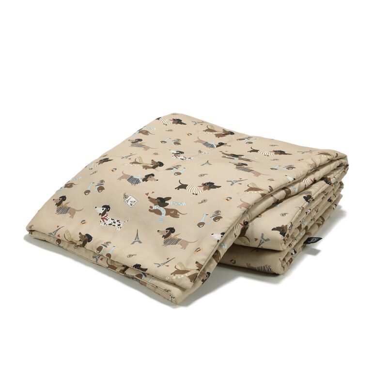 Bettdecke Bambus PIERRE THE DOG - XL - 140 x 200 cm_Hauptbild