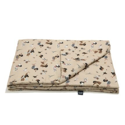 Bettdecke Bambus PIERRE THE DOG - M - 80 x 100 cm_Hauptbild