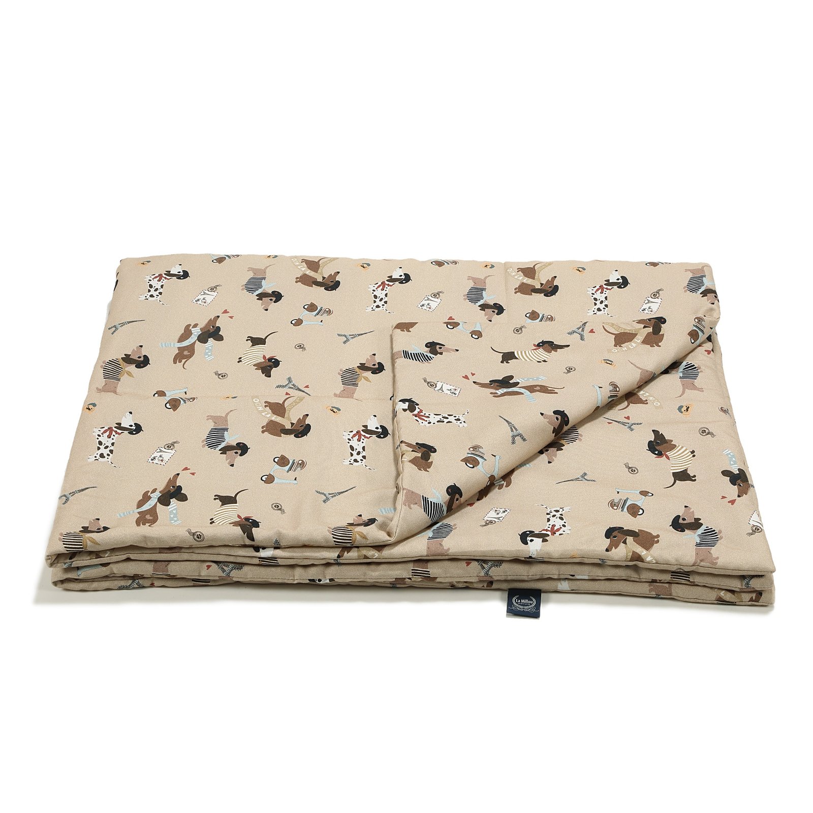 EZ00120991_1 Bettdecke Bambus PIERRE THE DOG - M - 80 x 100 cm_Hauptbild