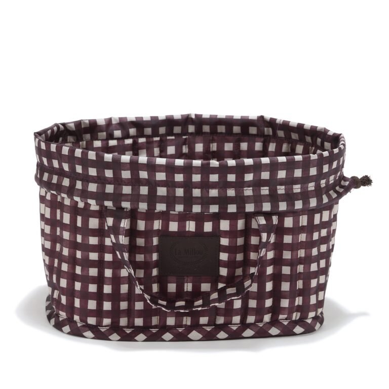 Windel-Organizer Nylon BURGUNDY VICHY_Hauptbild