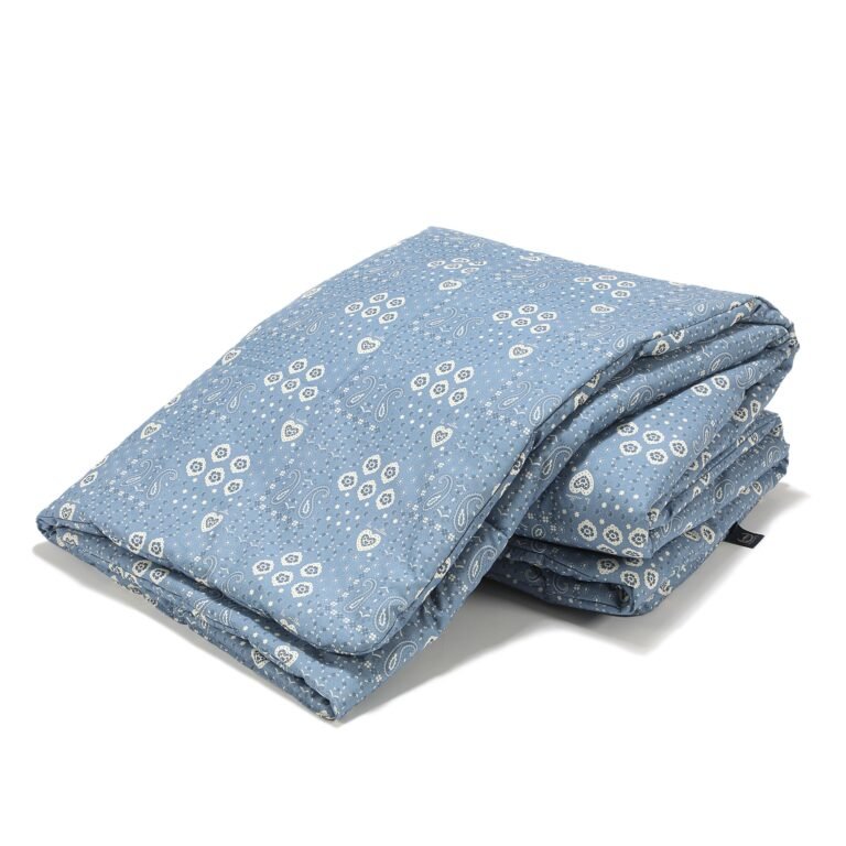 Bettdecke Baumwolle BANDANA DENIM - XXL - 200 x 220 cm_Hauptbild