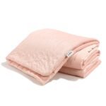 Warme Decke Velvet Pure POWDER PINK - XL - 160 x 200 cm_Hauptbild