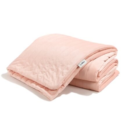 Warme Decke Velvet Pure POWDER PINK - XL - 160 x 200 cm_Hauptbild