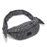 Bauchtasche aus Nylon BLACK VICHY_Hauptbild