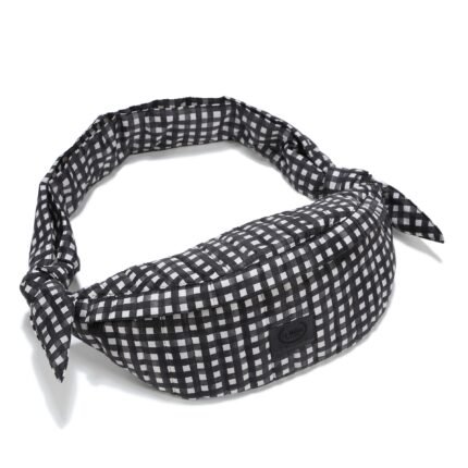Bauchtasche aus Nylon BLACK VICHY_Hauptbild