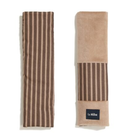 Gurtschoner Baumwolle Velvet STRIPES BROWN_Hauptbild