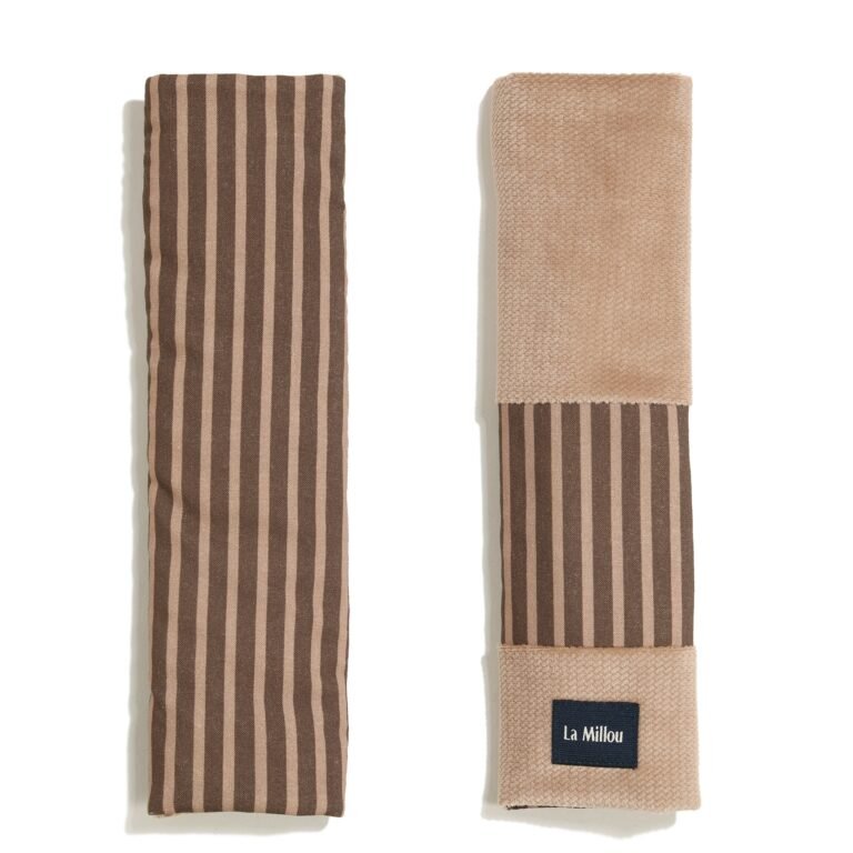 Gurtschoner Baumwolle Velvet STRIPES BROWN_Hauptbild