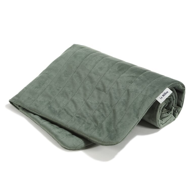 Warme Decke Velvet Pure KHAKI - L - 110 x 140 cm_Hauptbild