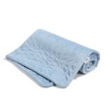 Warme Decke Velvet Pure WIND BLUE - L - 110 x 140 cm_Hauptbild