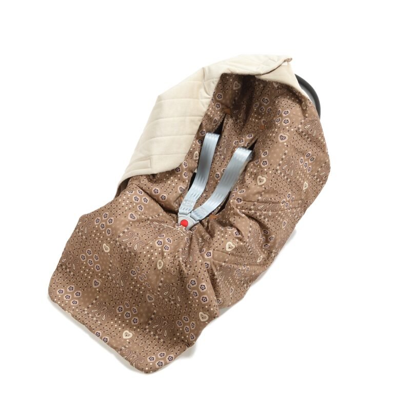 Einschlagdecke Babyschale Multi BANDANA MOCCA_Hauptbild