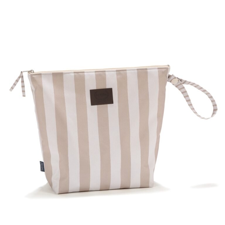 Wasserdichter Kulturbeutel STRIPES BEIGE - XL_Hauptbild
