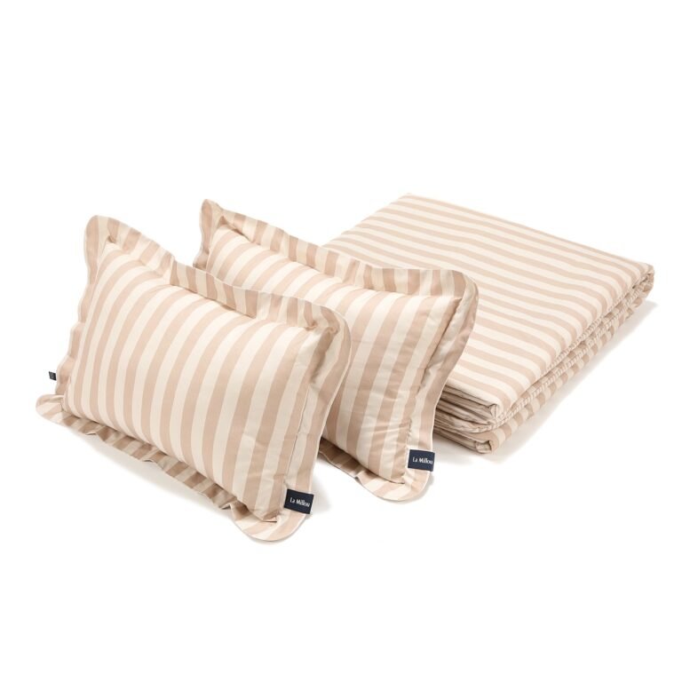 Bettwarenset Baumwolle STRIPES BEIGE - XXL_Hauptbild