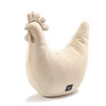 Oma Dana's Henne Kissen Velvet SAND_Hauptbild