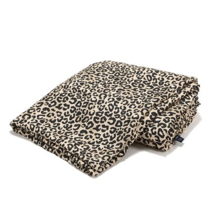 Bettdecke Bambus LEOPARD CREAM - XL - 140 x 200 cm_Hauptbild