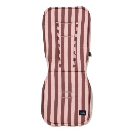 Kinderwagenauflage Baumwolle Velvet Multi STRIPES PINK_Hauptbild