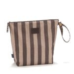 Wasserdichter Kulturbeutel STRIPES BROWN - XL_Hauptbild