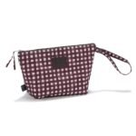 Wasserdichter Kulturbeutel BURGUNDY VICHY - S_Hauptbild