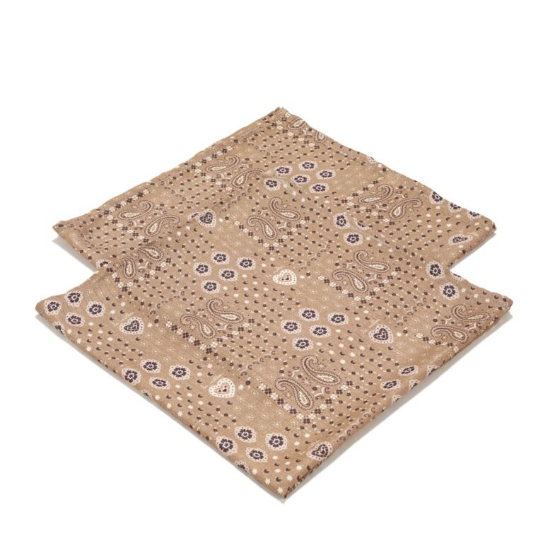 Windeln Set Bambus BANDANA MOCCA - S - 70 x 70 cm_Hauptbild