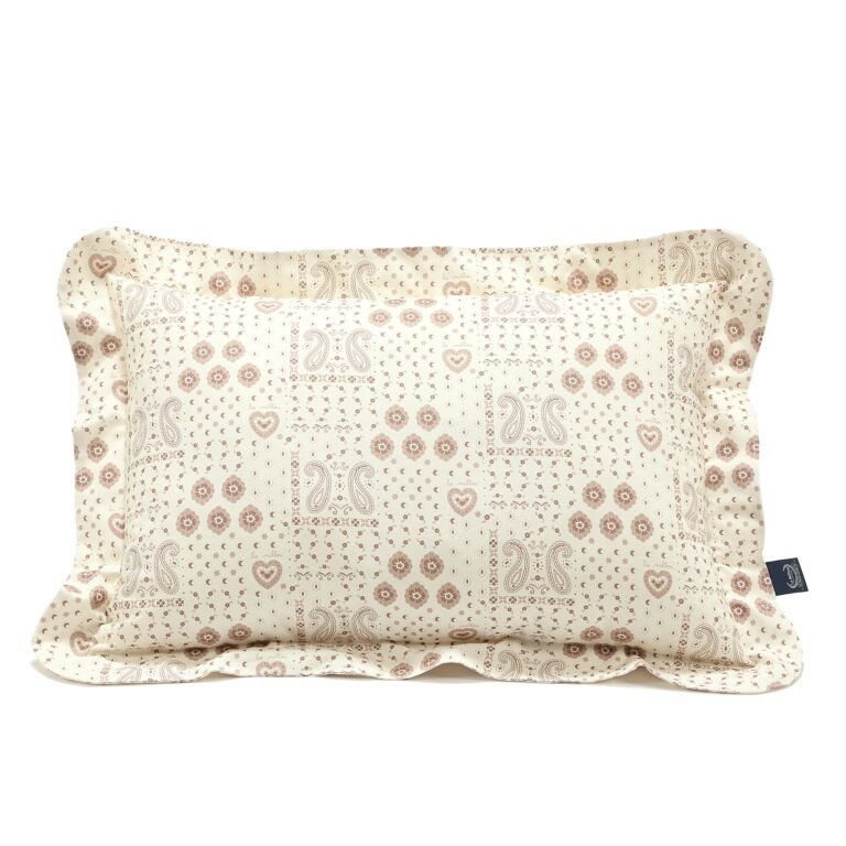 Kopfkissen Baumwolle BANDANA CREAM - XL - 50 x 70 cm_Hauptbild