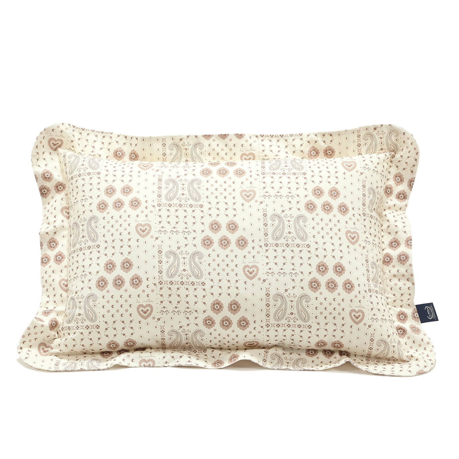 EZ00121815_1 Kopfkissen Baumwolle BANDANA CREAM - XL - 50 x 70 cm_Hauptbild