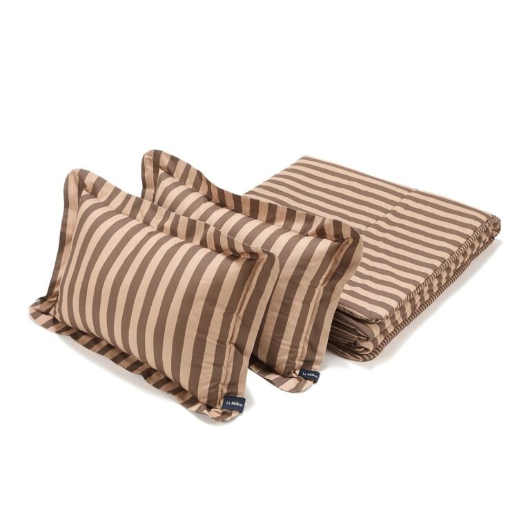 Bettwarenset Baumwolle STRIPES BROWN - XXL_Hauptbild