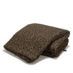 Bettdecke Baumwolle LEOPARD CHOCO - XXL - 200 x 220 cm_Hauptbild