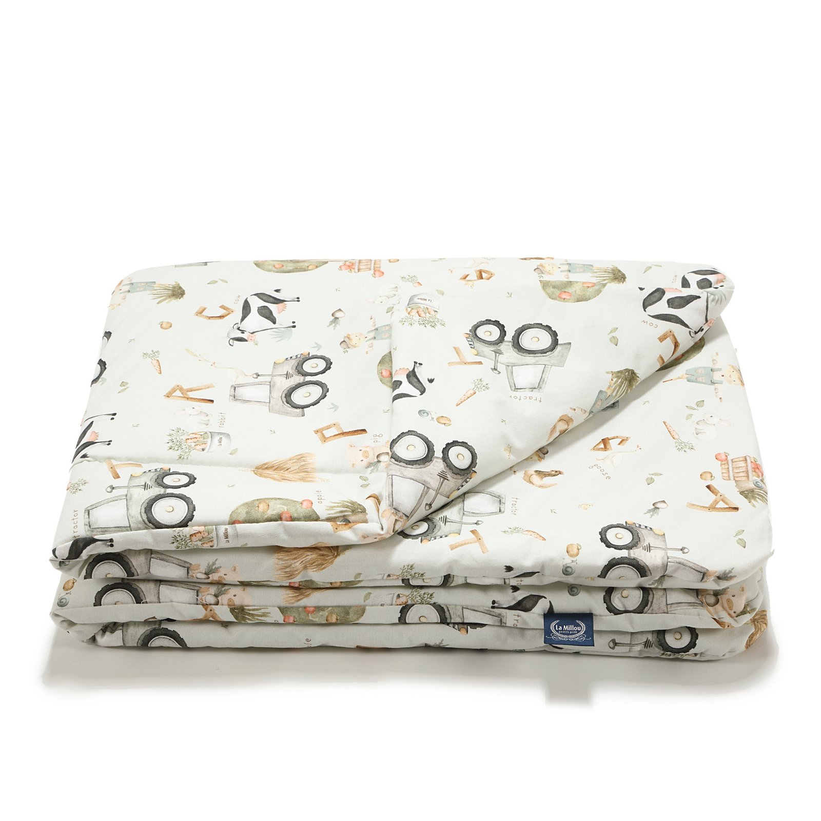 EZ00120781_1 Bettdecke Baumwolle ABC FARM - L - 110 x 140 cm_Hauptbild