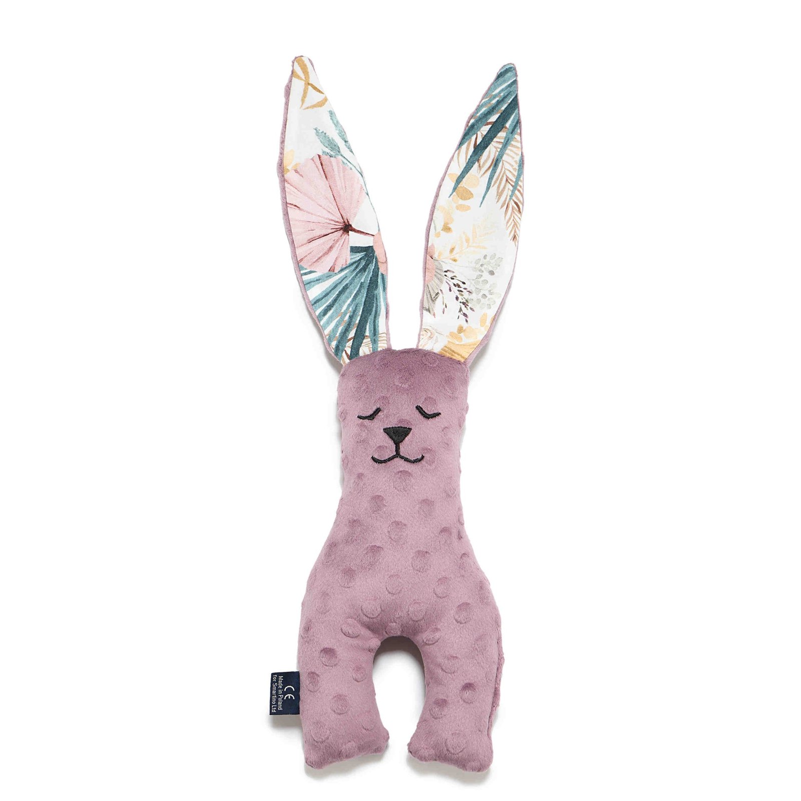 EZ00120862_1 Sensorik Nuscheli Hase Minky BOHO PALMS LIGHT French Lavender_Hauptbild