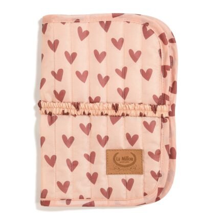 Windeltasche Nylon HEARTBEAT PINK_Hauptbild