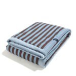 Warme Decke Velvet STRIPES BLUE - XL - 140 x 200 cm_Hauptbild