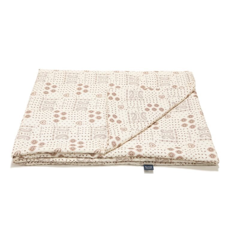 Bettdecke Bambus BANDANA CREAM - L - 110 x 140 cm_Hauptbild