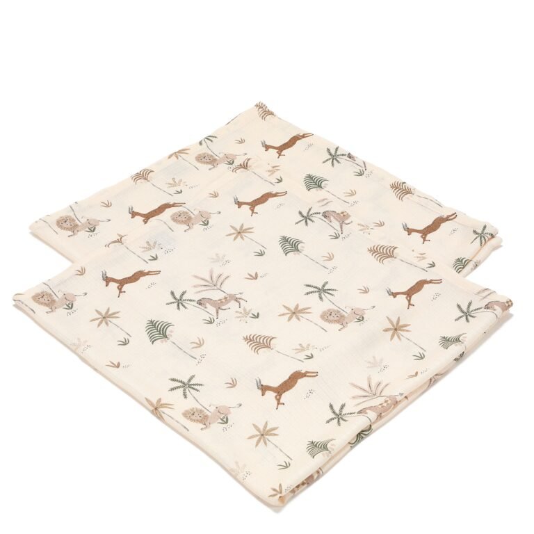 Windeln Set Bambus LITTLE SAVANNAH - S - 70 x 70 cm_Hauptbild