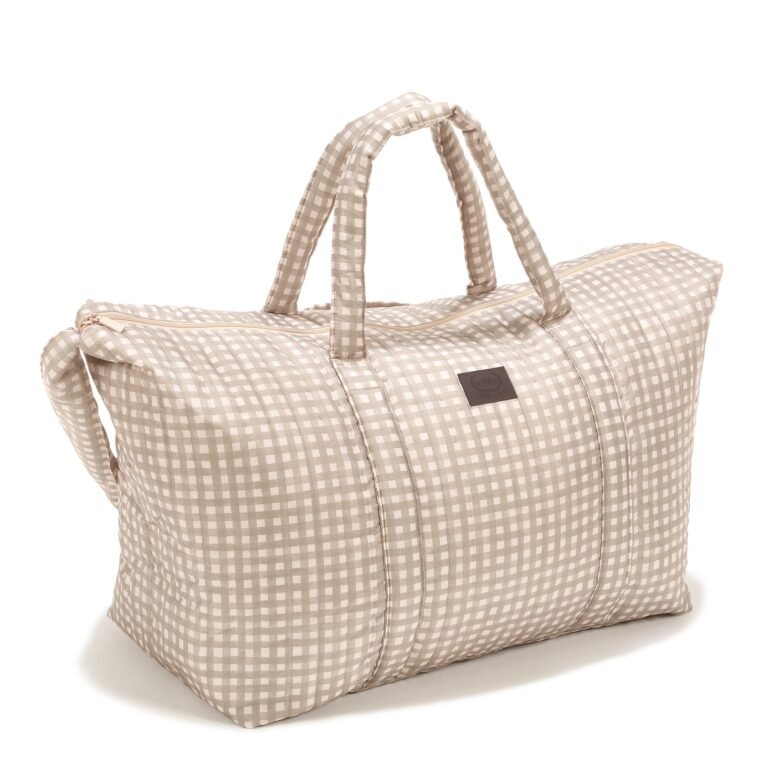 Wochenendtasche Nylon BEIGE VICHY_Hauptbild