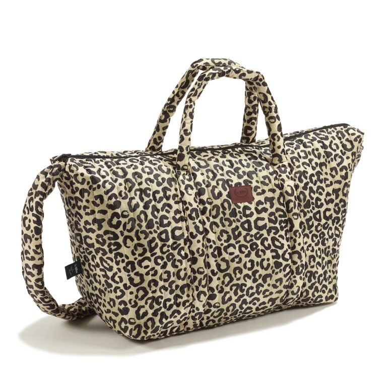 Wochenendtasche Nylon LEOPARD CREAM_Hauptbild