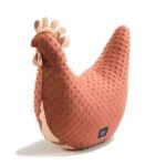 Oma Dana's Henne Kissen Minky HEARTBEAT PINK_Hauptbild