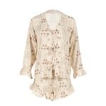 Bambus-Pyjama BANDANA CREAM - M (Shorts)_Hauptbild