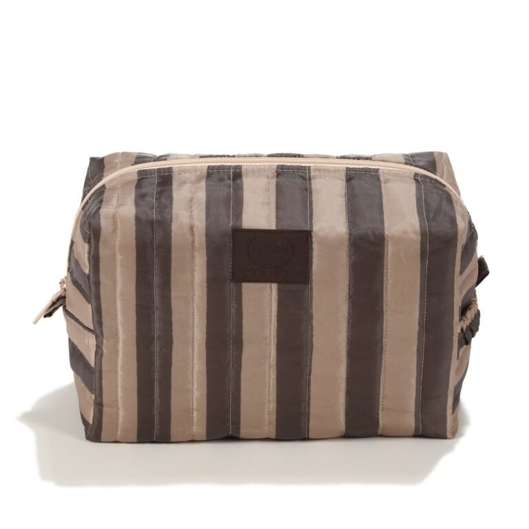 Kosmetiktasche STRIPES BROWN_Hauptbild