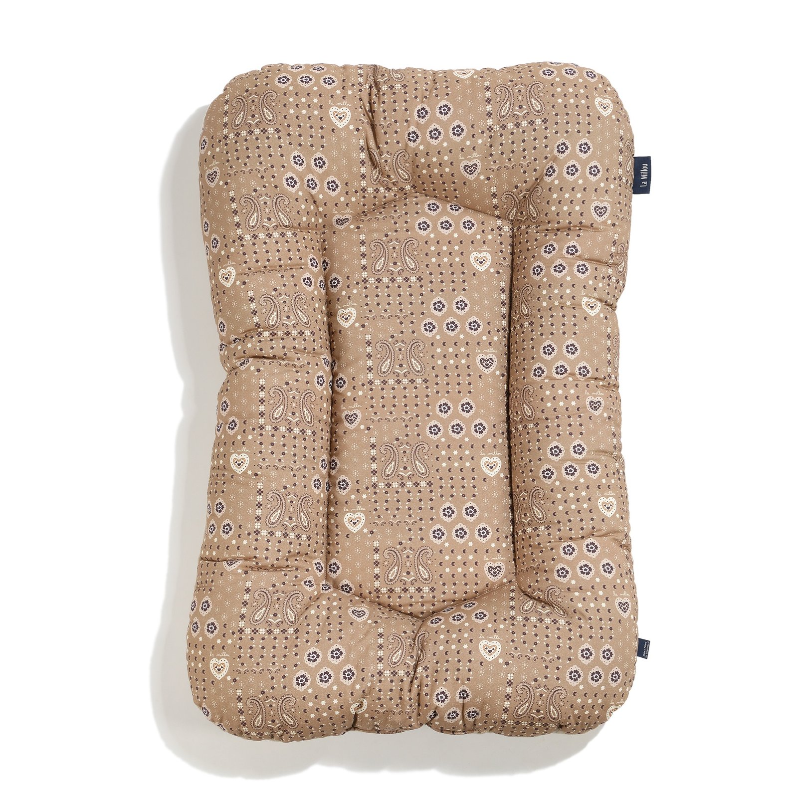 EZ00121912_1 Babynest Baumwolle Velvet BANDANA MOCCA - 50 x 86 cm_Hauptbild