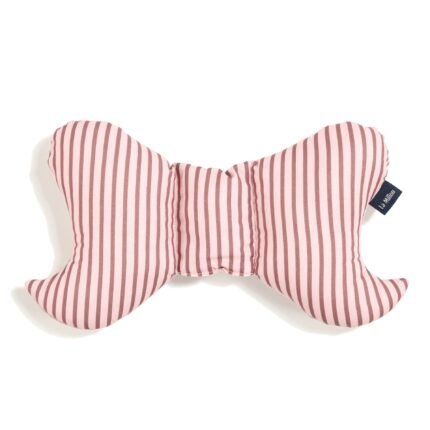 Angel's Wings Kissen Baumwolle Velvet STRIPES PINK_Hauptbild