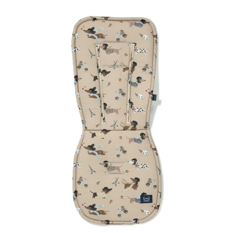 Kinderwagenauflage Baumwolle Velvet Multi PIERRE THE DOG_Hauptbild