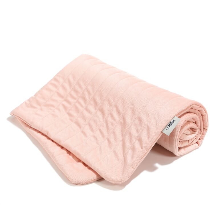 Warme Decke Velvet Pure POWDER PINK - L - 110 x 140 cm_Hauptbild