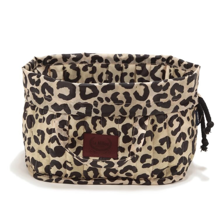 Windel-Organizer Nylon LEOPARD CREAM_Hauptbild