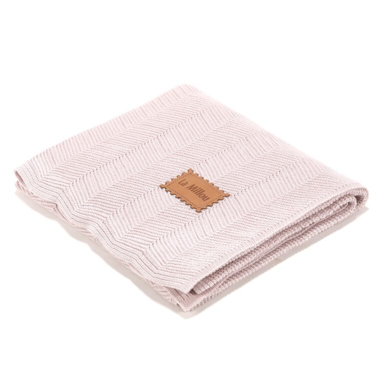 Bambusdecke LIGHT PINK - S - 80 x 90 cm_Hauptbild