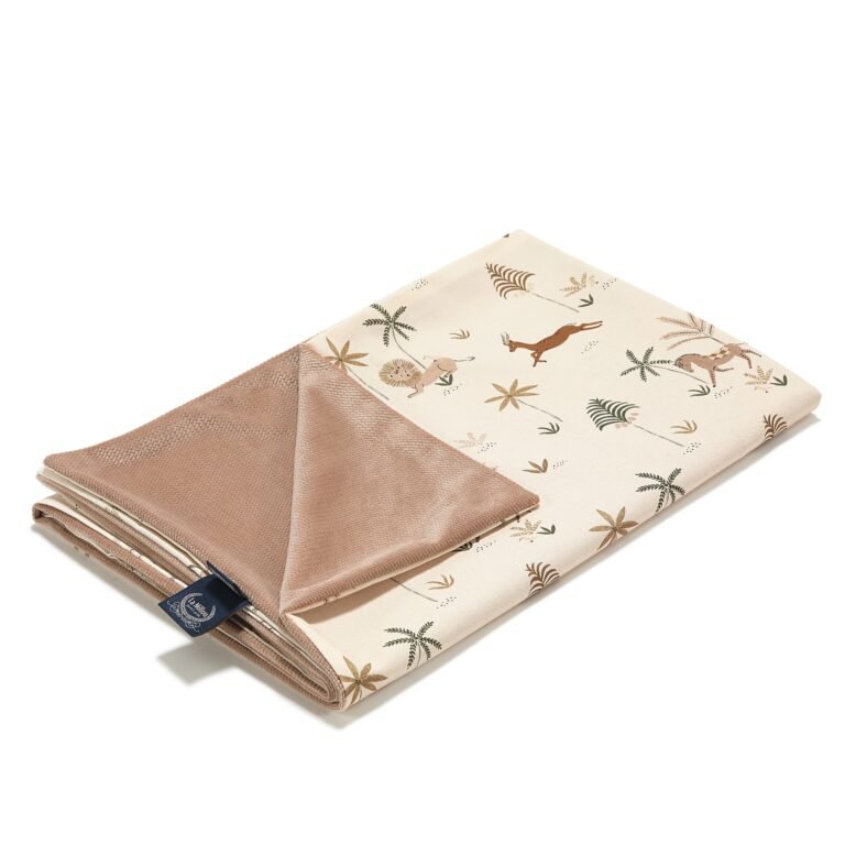 Leichte Decke Velvet LITTLE SAVANNAH - M - 80 x 100 cm_Hauptbild