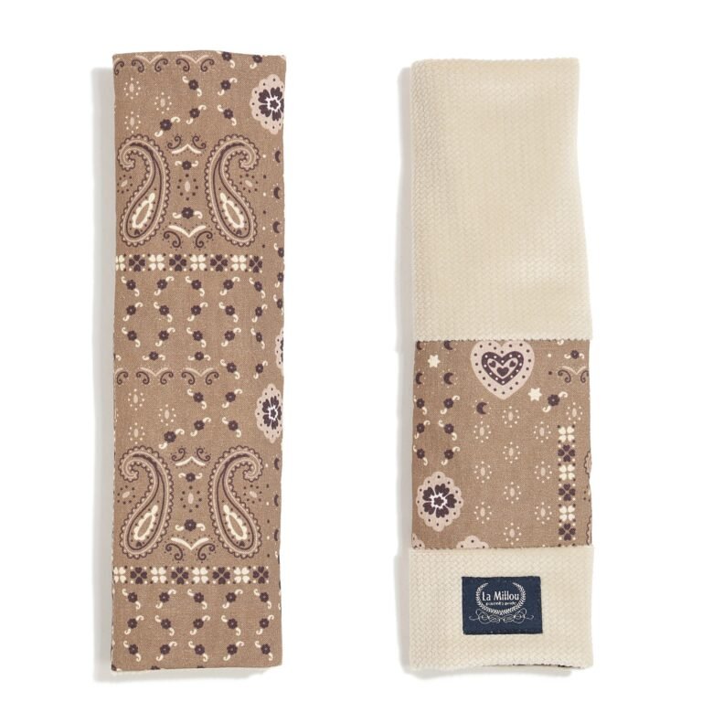 Gurtschoner Baumwolle Velvet BANDANA MOCCA_Hauptbild
